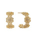 Gilded Bloom Hoops