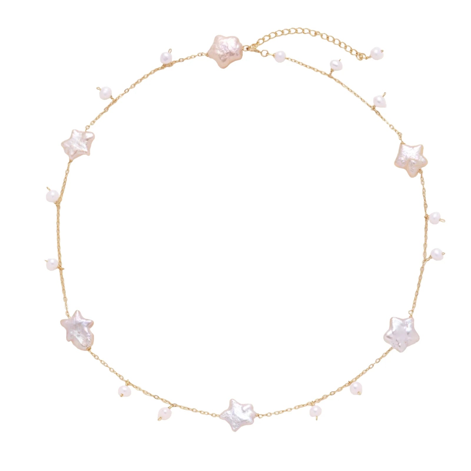 Starlit Pearl Necklace
