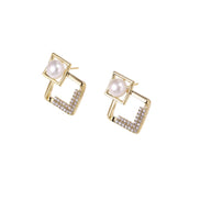 Pearl Frame Earrings