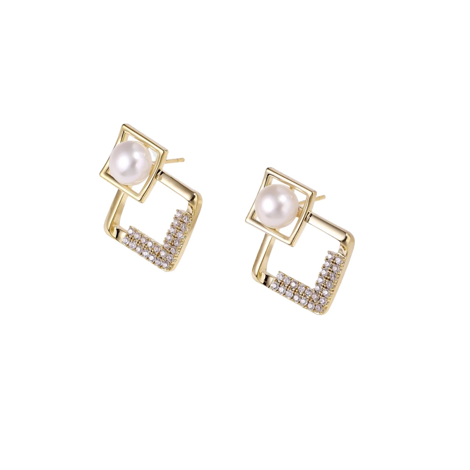 Pearl Frame Earrings