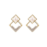 Pearl Frame Earrings