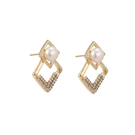 Pearl Frame Earrings