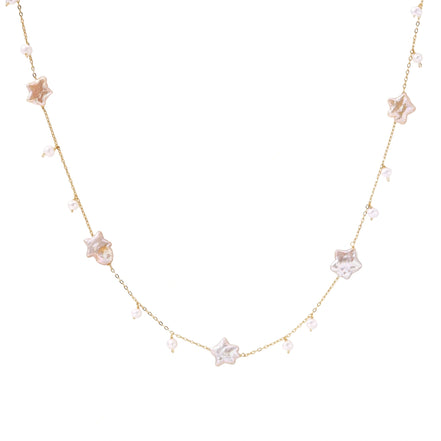 Starlit Pearl Necklace