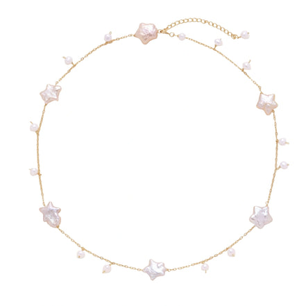 Starlit Pearl Necklace