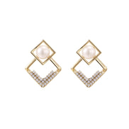Pearl Frame Earrings
