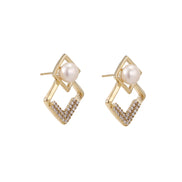 Pearl Frame Earrings