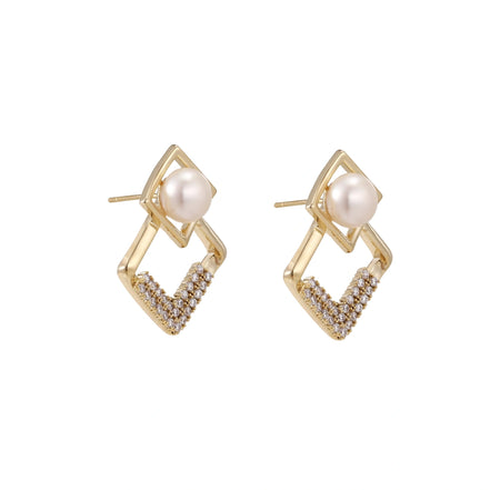 Pearl Frame Earrings