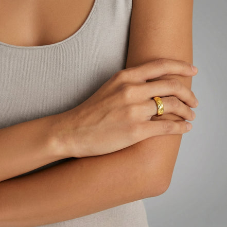 Aurelia Quilted Ring