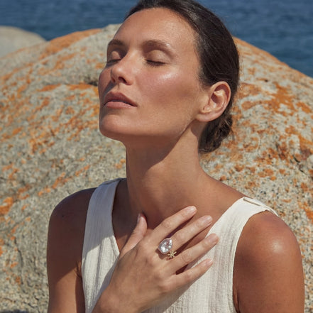Stardust Pearl Ring